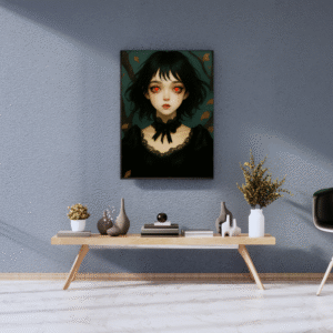 Crimson Silence – Gothic Wall Art Print (JPEG + PDF)